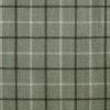 Plaid Rod Pocket and Back Tab Curtain Panel with Fleece Lining