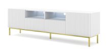 Ravenna B RTV 2D2S 79 in / 200 cm White / White / legs Gold