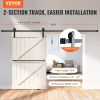 VEVOR 10FT Sliding Barn Door Hardware Kit, 330LBS Loading Heavy Duty Barn Door Track Kit for Single Door