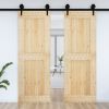 Door NARVIK 31.5"x82.7" Solid Wood Pine