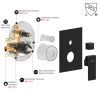 Male NPT Matte Black Shower System