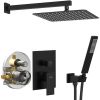Male NPT Matte Black Shower System