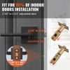 VEVOR Passage Door Handle, 1 Pack Matte Black Door Lever, Left or Right Handing Reversible Lever Non-Locking, 45° Rotation to Open