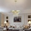 (Same as W1340P189414/L005016-D600-P8G) 8-Light 23.6" Wide Crystal Waterfall Chandelier