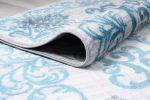 Jersey Area Rugs, Carpets For Livingroom, 7x10 Area Rugs ,3564 Grey-Blue