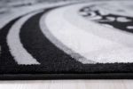 Jersey Area Rugs, Carpets For Livingroom, 7x10 Area Rugs ,1843 Black-Grey