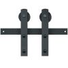 VEVOR 8FT Sliding Barn Door Hardware Kit, 330LBS Loading Heavy Duty Barn Door Track Kit for Single Door