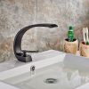 Bathroom Sink Faucet, Unique Design Single Handle Single Hole Lavatory Faucet