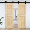Door NARVIK 27.6"x82.7" Solid Wood Pine